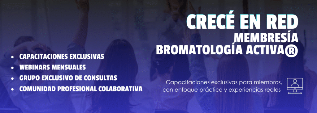 Sumate a una comunidad profesional de bromatología y calidad alimentaria